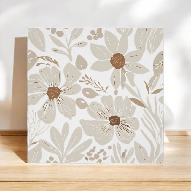 Póster Terracotta Flor silvestre Boho Rustic Spring Wall  (Subido por el creador)