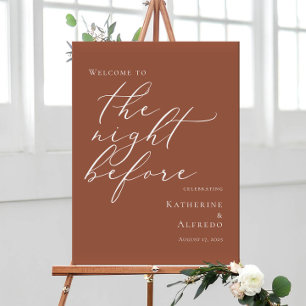 Póster Terracotta La noche antes del ensayo bienvenida