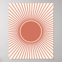 Terracotta sunburst