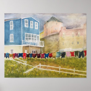 PÓSTER TERRANOVA CANADÁ - ACUARELA