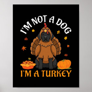 Póster Terranova No Soy Un Perro Soy Un Pavo Día De Acció