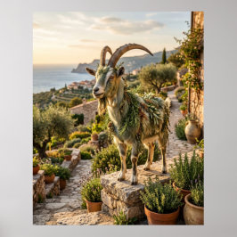 Póster Terraza de Cabra de Romero Resplandor