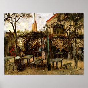 Póster Terraza del Café Montmartre (F238)Bella Artes Van 