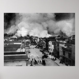 Póster Terremoto de Francisco de 1906
