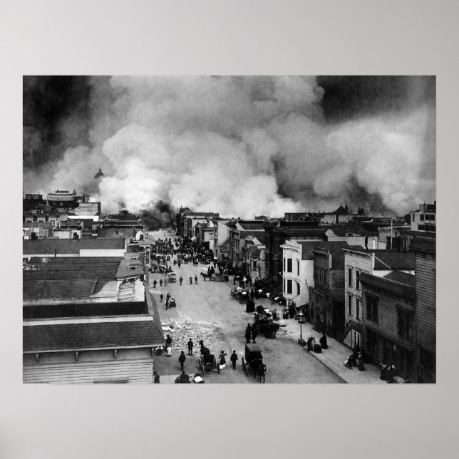 Póster Terremoto de Francisco de 1906 (Frente)