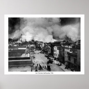 Póster Terremoto de San Francisco