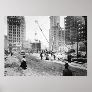 Póster Terreno agitado: 1906