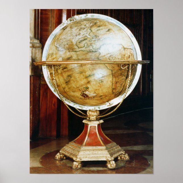 Póster Terrestrial globe, 1688 (Frente)