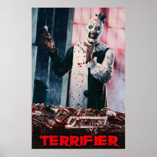 Póster Terrible película de terror