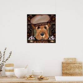 PÓSTER TERRIER AIREDALE