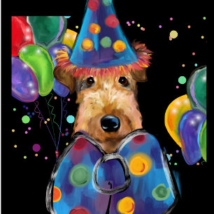 PÓSTER TERRIER AIREDALE