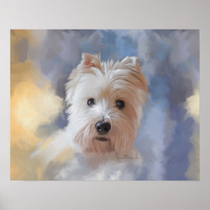 Póster Terrier Blanco de las Tierras Altas Occidentales