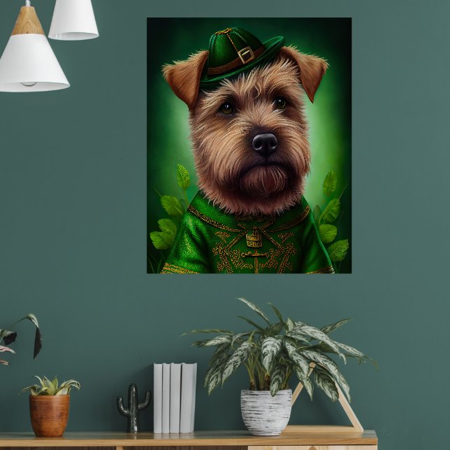 Póster Terrier de la Bahía de Chesapeake vestido para el  (Salón 1)