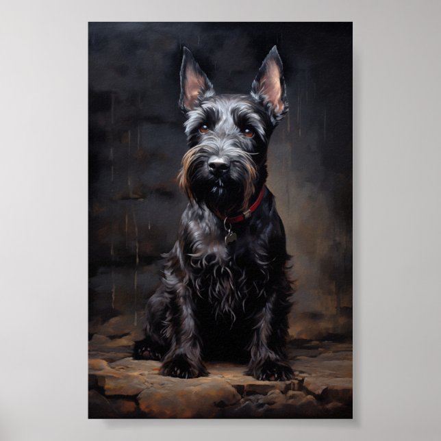 Póster Terrier escocés (Frente)