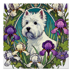 Póster Terrier West Highland Westie