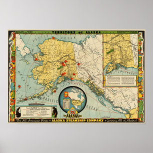 Póster Territorio de Alaska