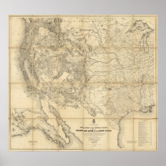 Póster Territorio de los Estados Unidos