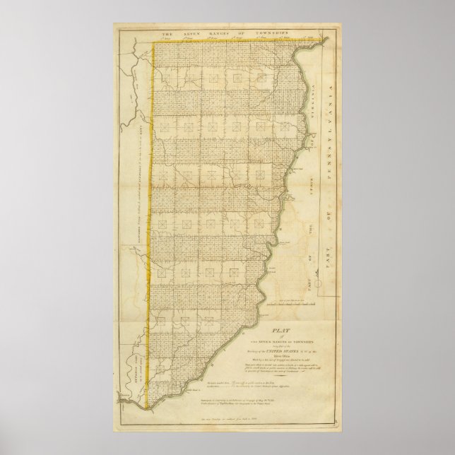 Póster Territorio de los Estados Unidos (Frente)