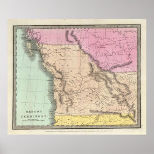 Póster Territorio de Oregon