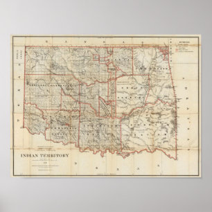Póster Territorio indio
