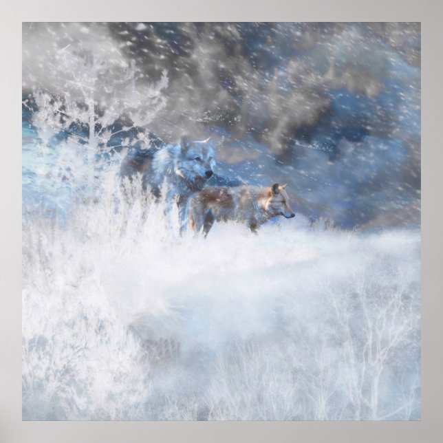 PÓSTER TERRITORIOS WOLF WINTER (Frente)