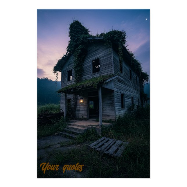 Póster Terror de Crepúsculo Gótico Oscuro  (Anverso)
