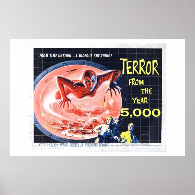 Póster Terror desde el año 5000 (xl) (Frente)