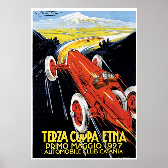 Póster Terza Coppa Etna (Frente)