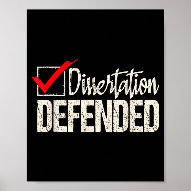 Póster Tesis defendida - graduado de doctorado ph.d. (Frente)