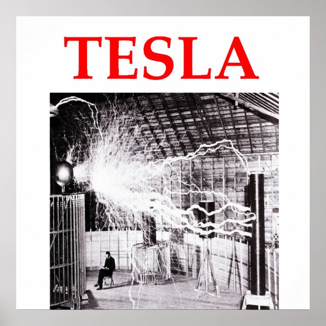 Póster tesla (Frente)