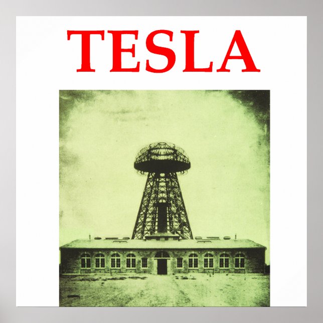 Póster tesla (Frente)