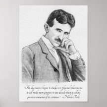 Tesla Poster de fenomena no física