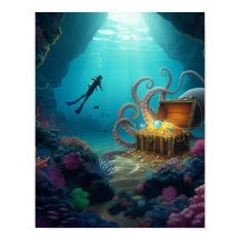 Tesoro de los guardias de criatura del mar