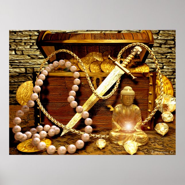 Póster Tesoro de piratas (Frente)