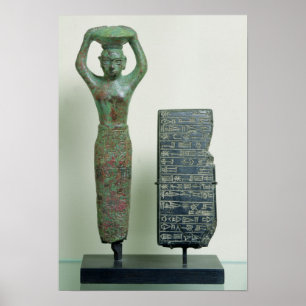 Póster Tesoro del rey del Amar-Pecado de Ur, c.2040 A.C.