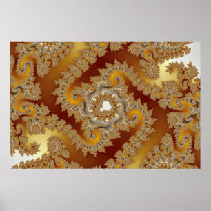 Póster Tesoro - Poster fractal