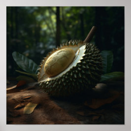 Póster Tesoro tropical: fruta duriina
