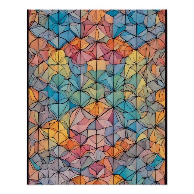 Póster Tesselación en el Nexo Neopreno (Anverso)