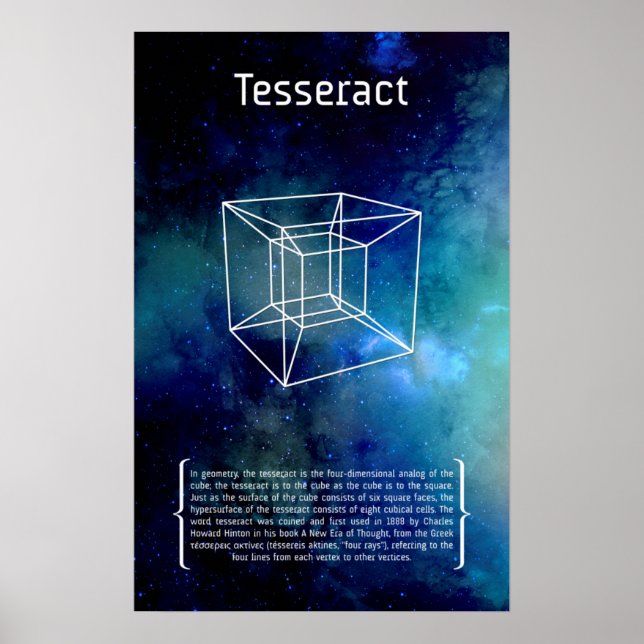 Póster Tesseract (Frente)
