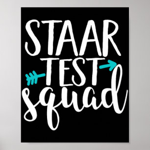 Póster Test Squad Elemental Teacher Test Day