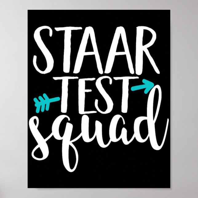 Póster Test Squad Elemental Teacher Test Day (Frente)