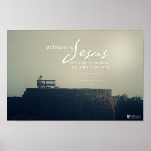 Póster Testigo de Jesús