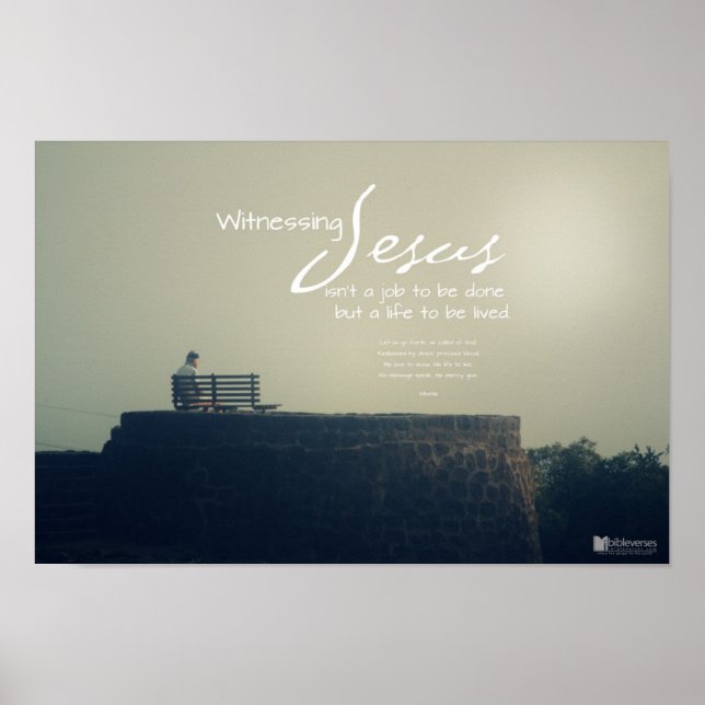 Póster Testigo de Jesús (Frente)
