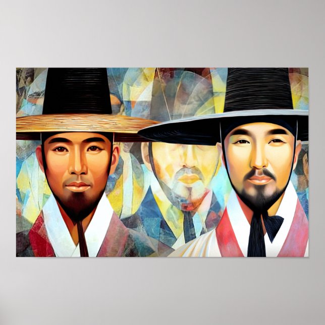 Póster Testigos fieles de Corea (Frente)