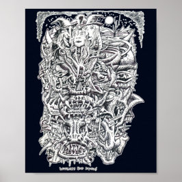 Póster Testigos y demonios
