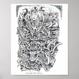 Póster Testigos y demonios
