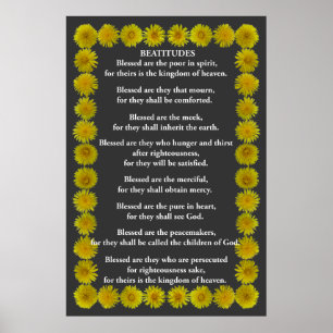 Póster Testimonios en un marco de Dandelion