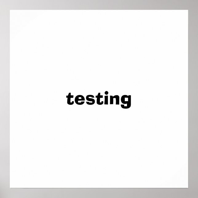Póster testing (Frente)
