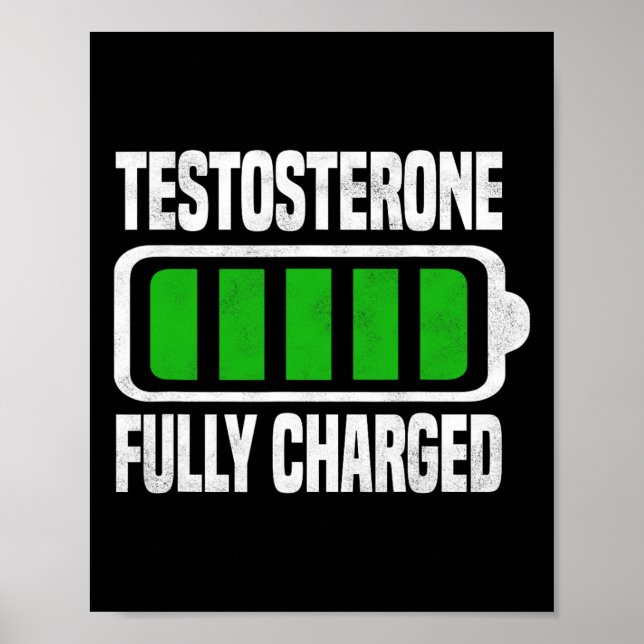 Póster Testosterona (Frente)