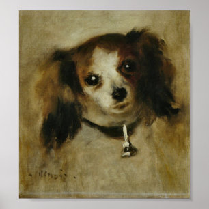 Póster Tête de chien - Pedro Auguste Renoir